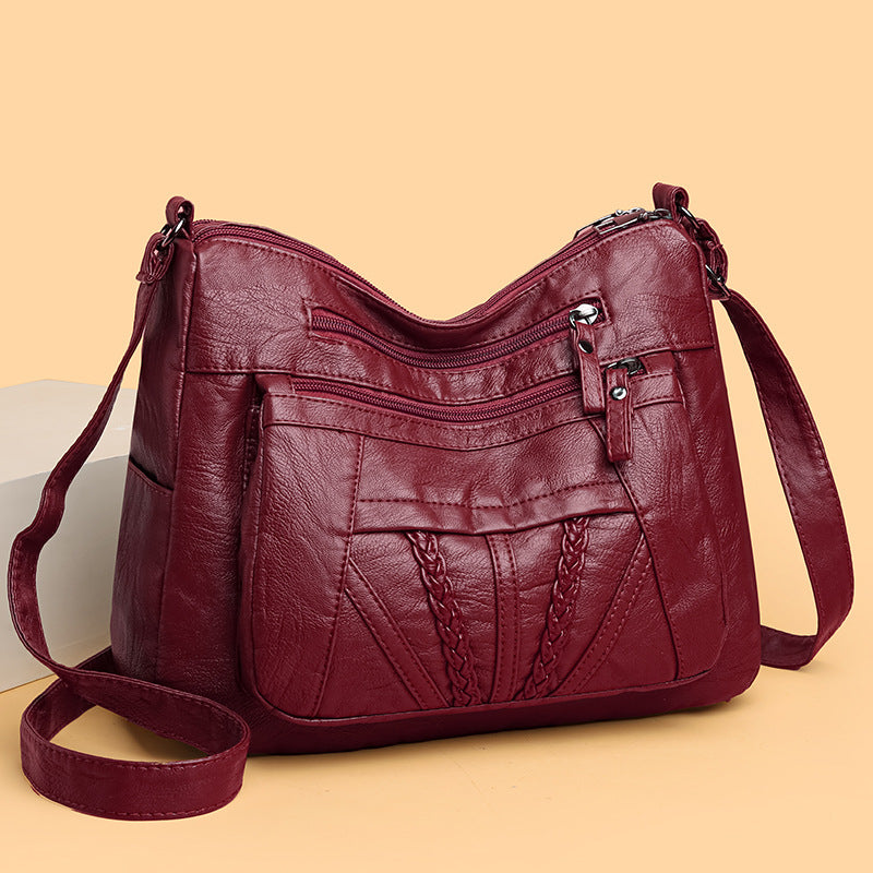 Elegant Enkel Mode Enkeltsidet Crossbody Alsidig Afslappet Dame Taske