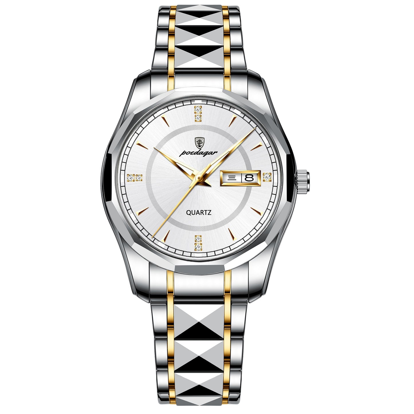 New Trendy Men's Watch Male Waterproof Tungsten Steel High-grade