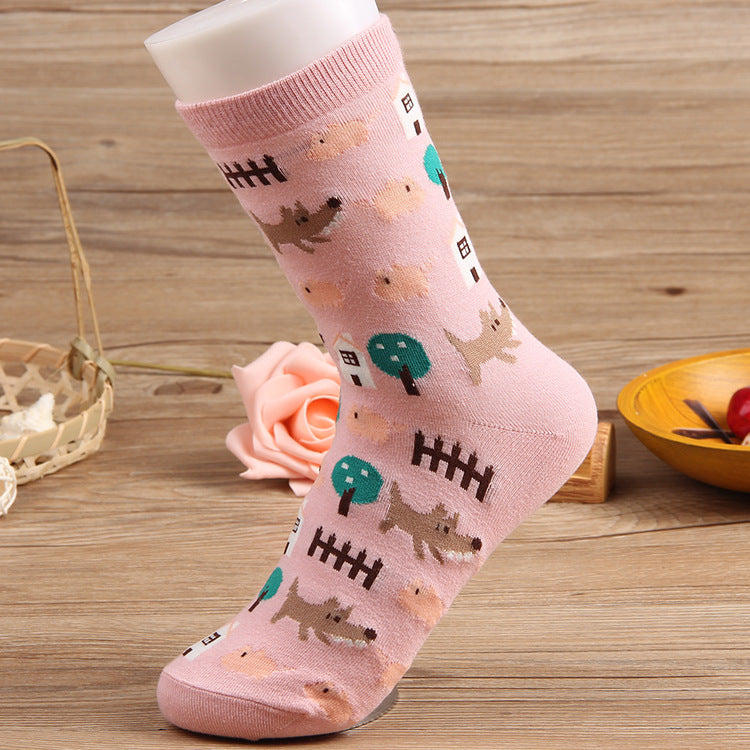 Popular Personality Korean Cotton Socks