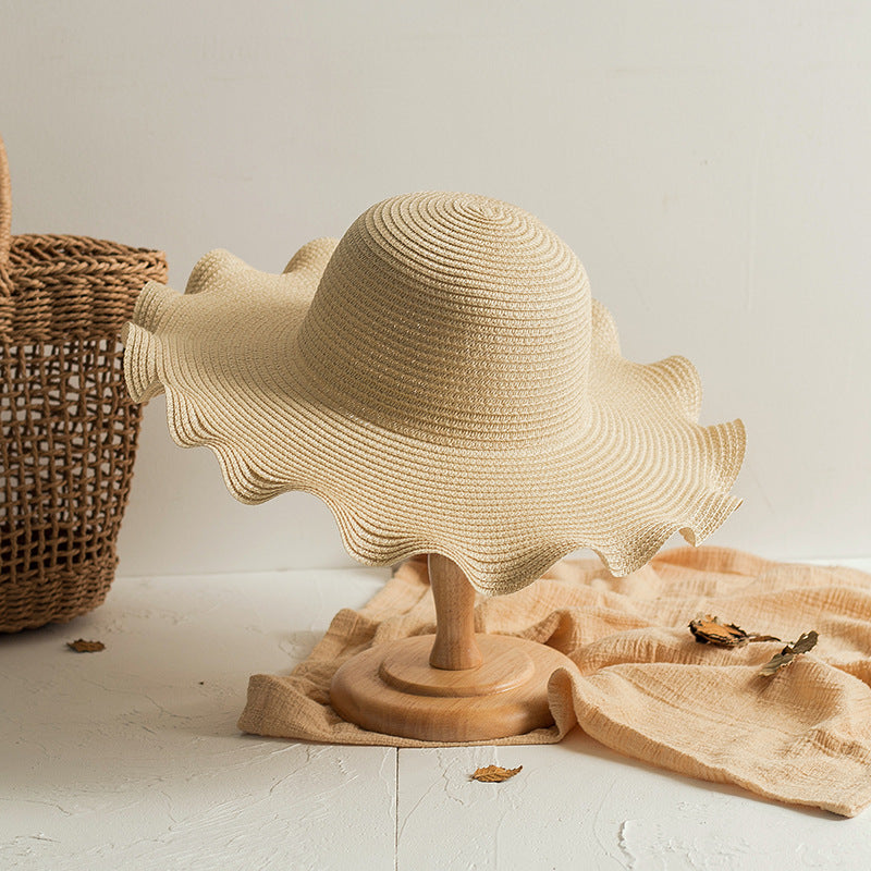 Foldable Fungus Edge Windproof Sunscreen Beach Hat