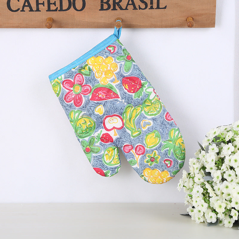 New Baking High Temperature Microwave Oven Thickened Gloves