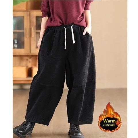 Stylish Harem Pants With A Designer Touch, Hong Kong-style Plus-size Trousers