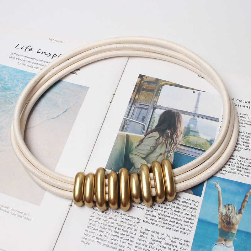 Metal ring belt