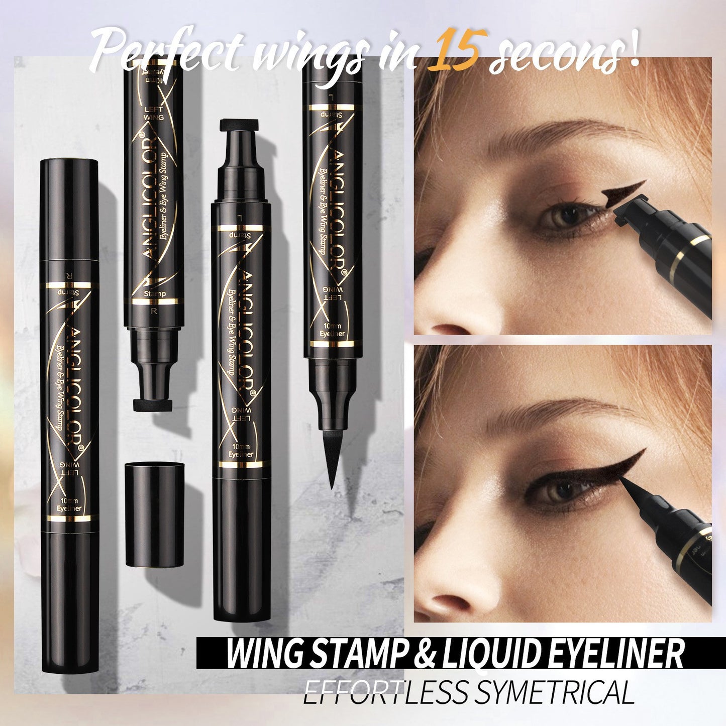 Makeup Double-headed Seal Eyeliner Waterproof And Sweat-proof