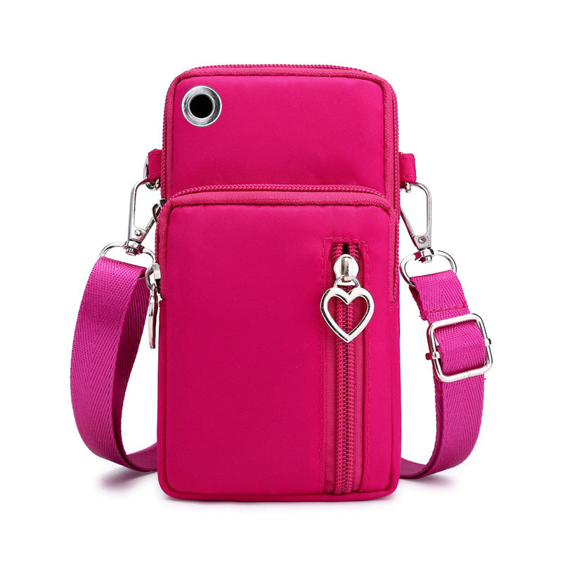 Dame Mode Afslappet Ensfarvet Crossbody Taske