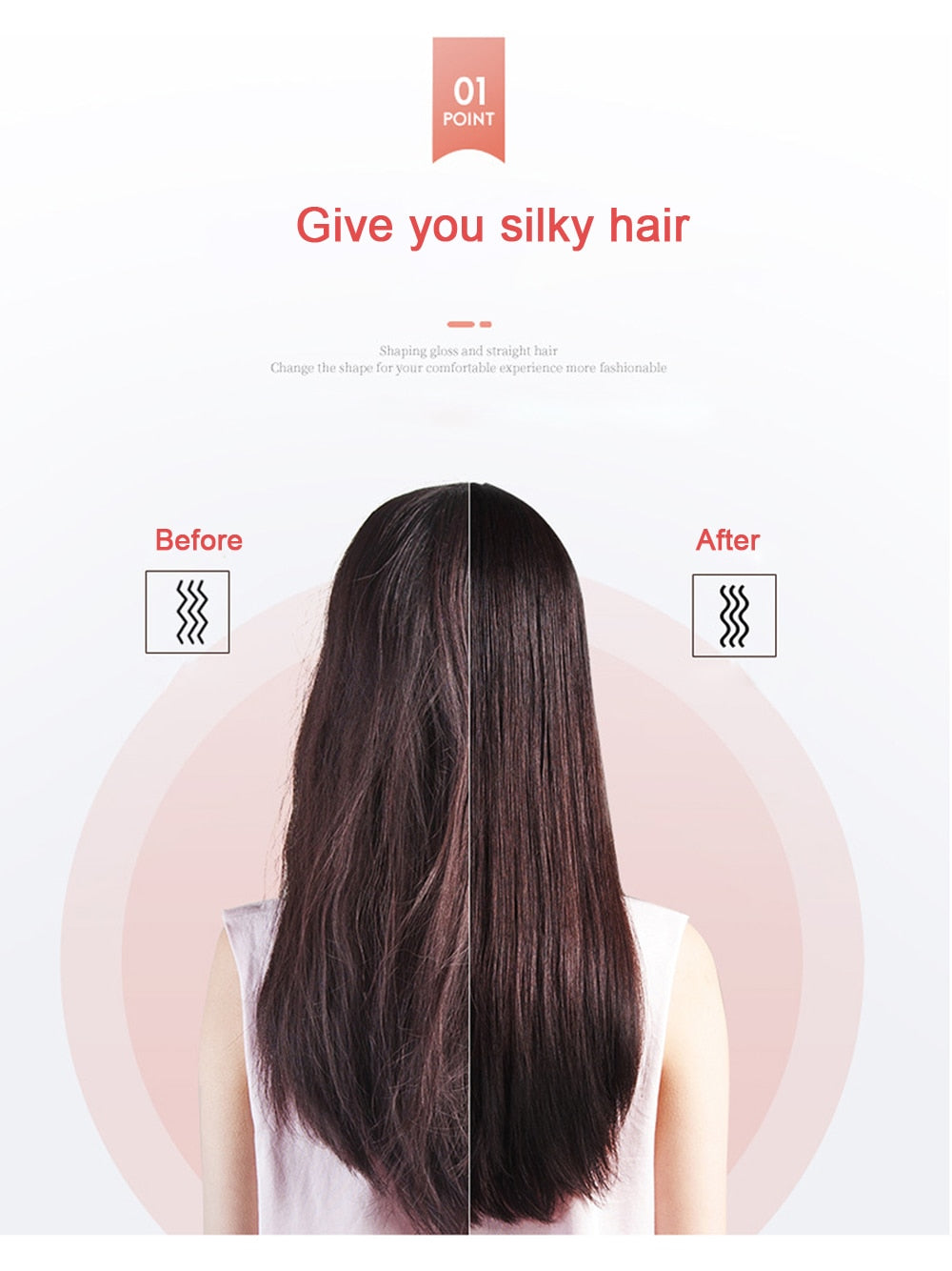 Electric curling stick for straight and curly hair