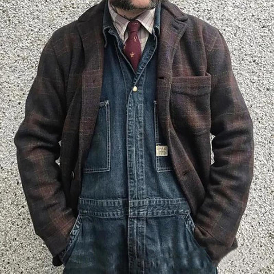 Lapel Fashion Outerwear Youth Loose Jacket