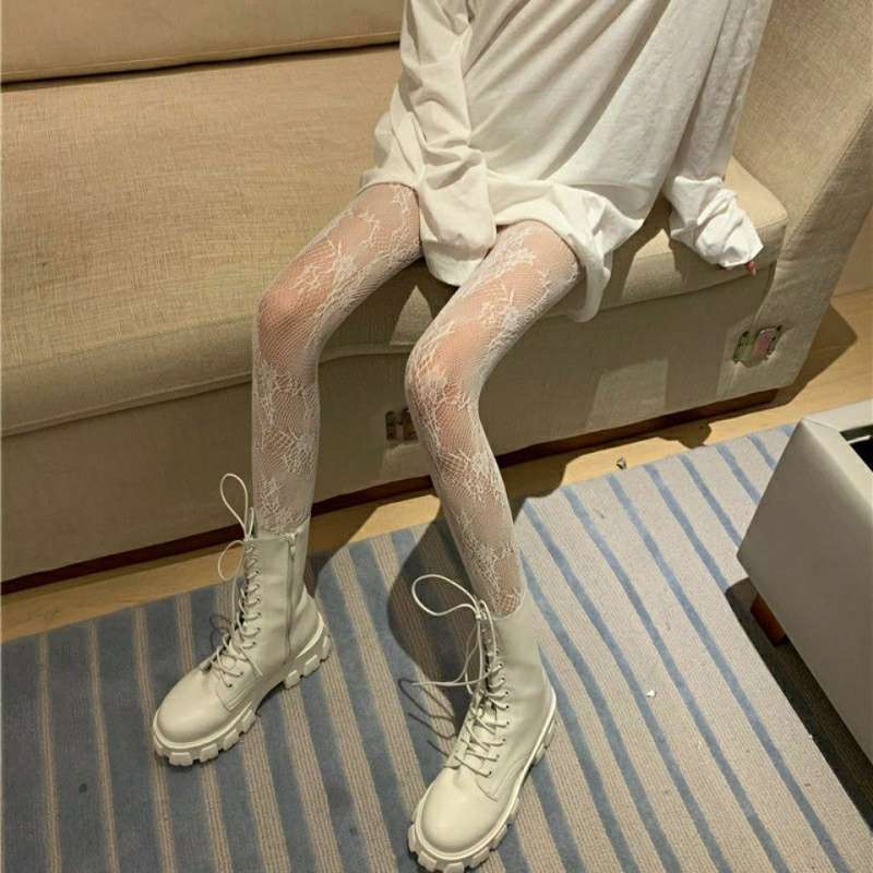 Lace Net Stockings Bottoming Pantyhose Japanese Style