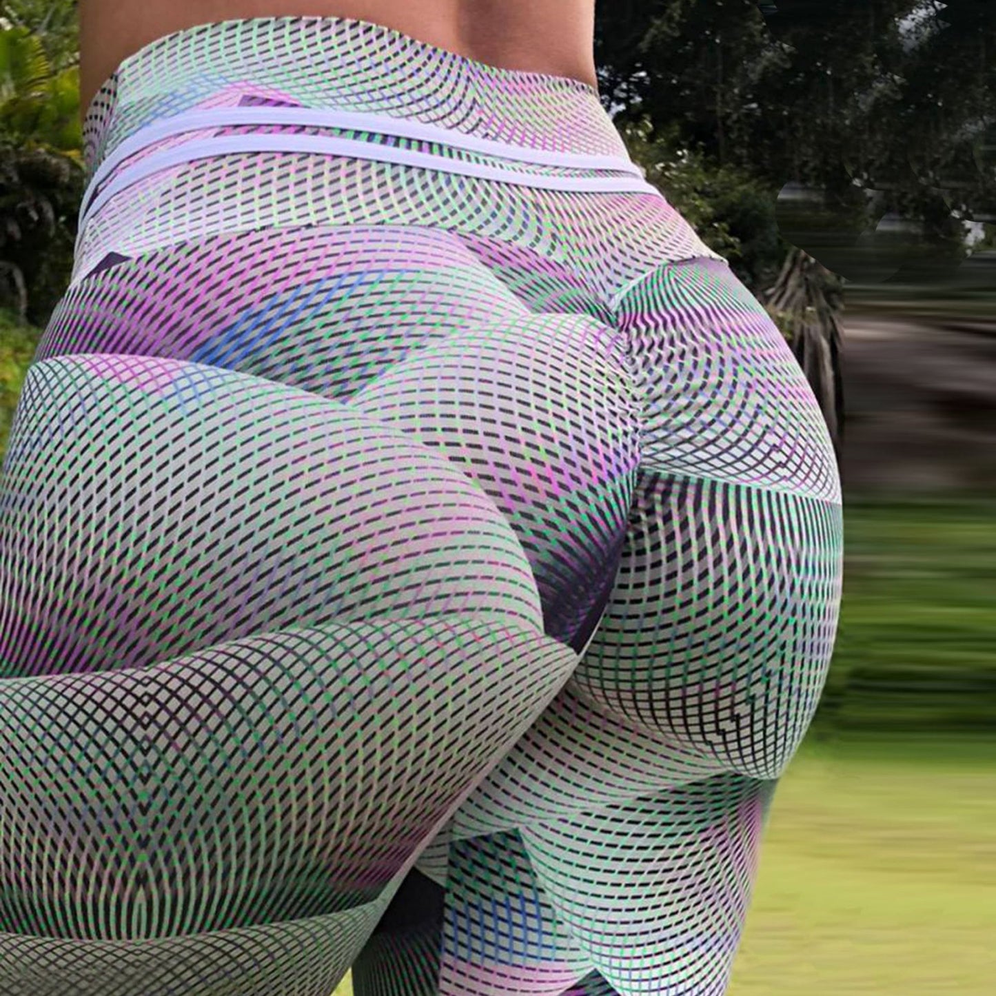 European and American Hip Wicking Yoga Pants