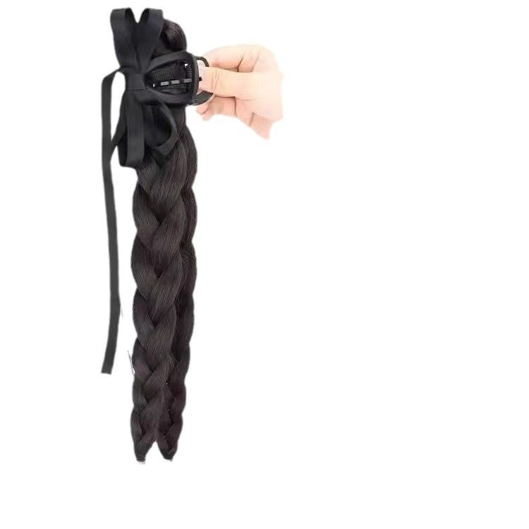 Fishbone Twist Braid Ribbon Ballet Wind Natural Sweet Grip