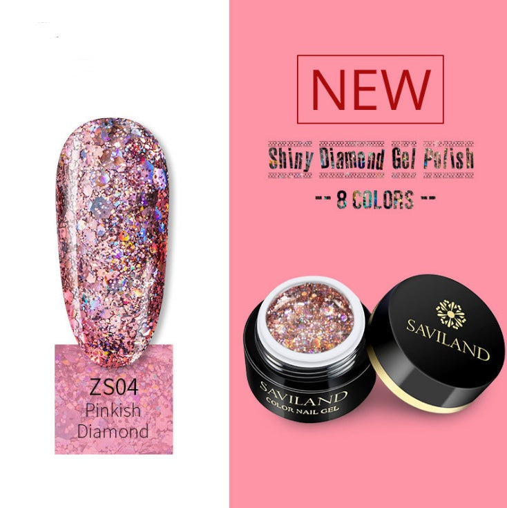 8 farver klar diamantlim