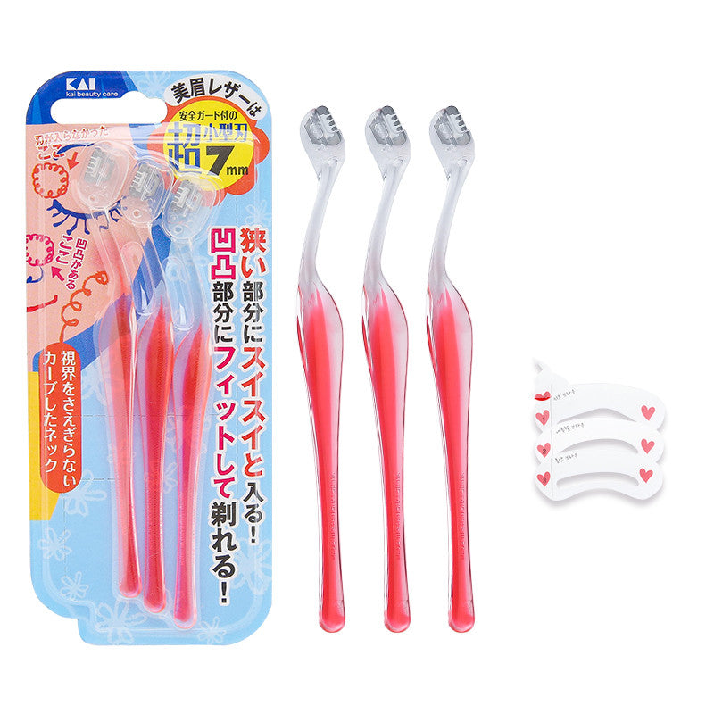 Eyebrow shaver safety kit