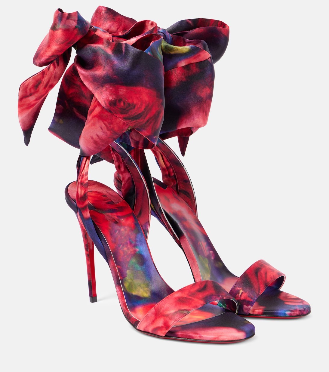 Women's Fashion Satin Bow Open Toe Sandals