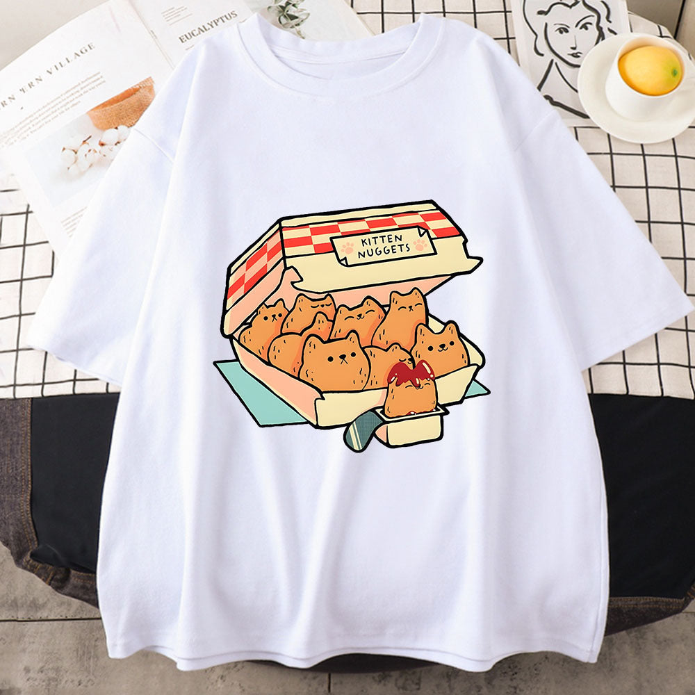 Cute Cat Biscuits Dipping Sauce Print