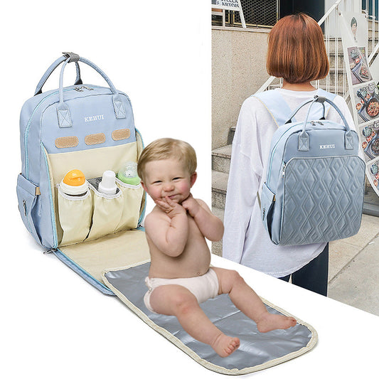 Fashionable Maternity Large Capacity Double Shoulder Handheld Lightweight Backpack