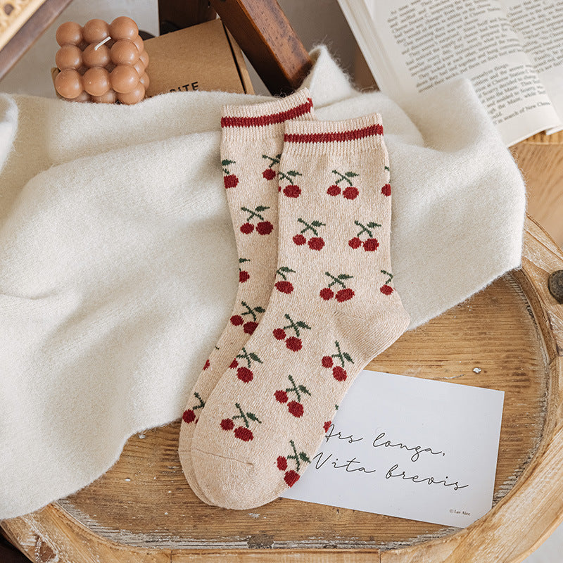 Printing Keep Warm Winter Women Socks