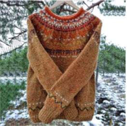Creative Sweater Printed Patchwork Round Neck Raglan Long Sleeve