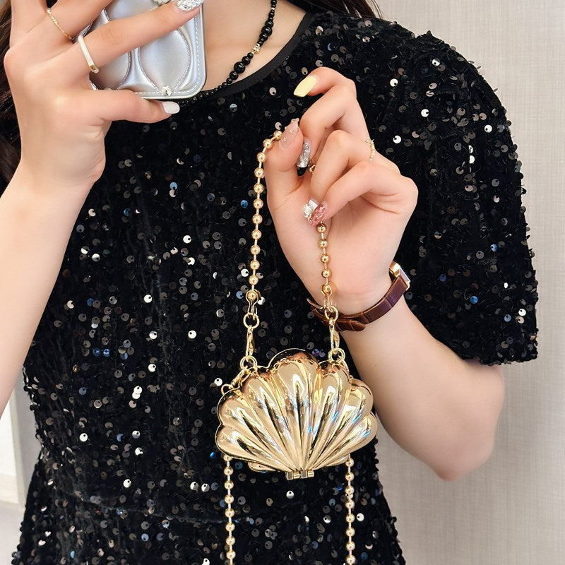 Mini Lip Bag One Shoulder Crossbody Fashion Flowers