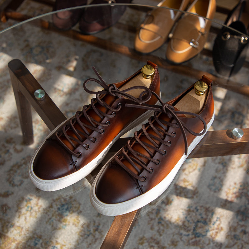Retro All-match Casual Lace-up Sneakers Håndlavede