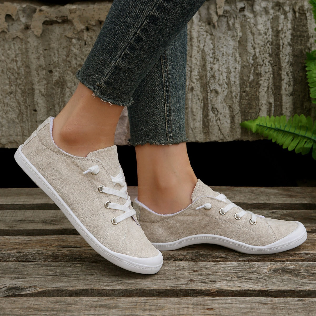Dame Casual Blød Outdoor All-match Sneaker