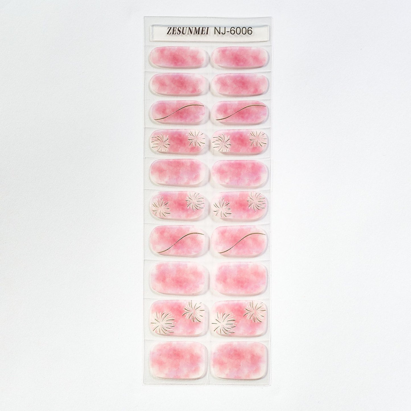 Candy Color UV Semi-cured Nail Stickers