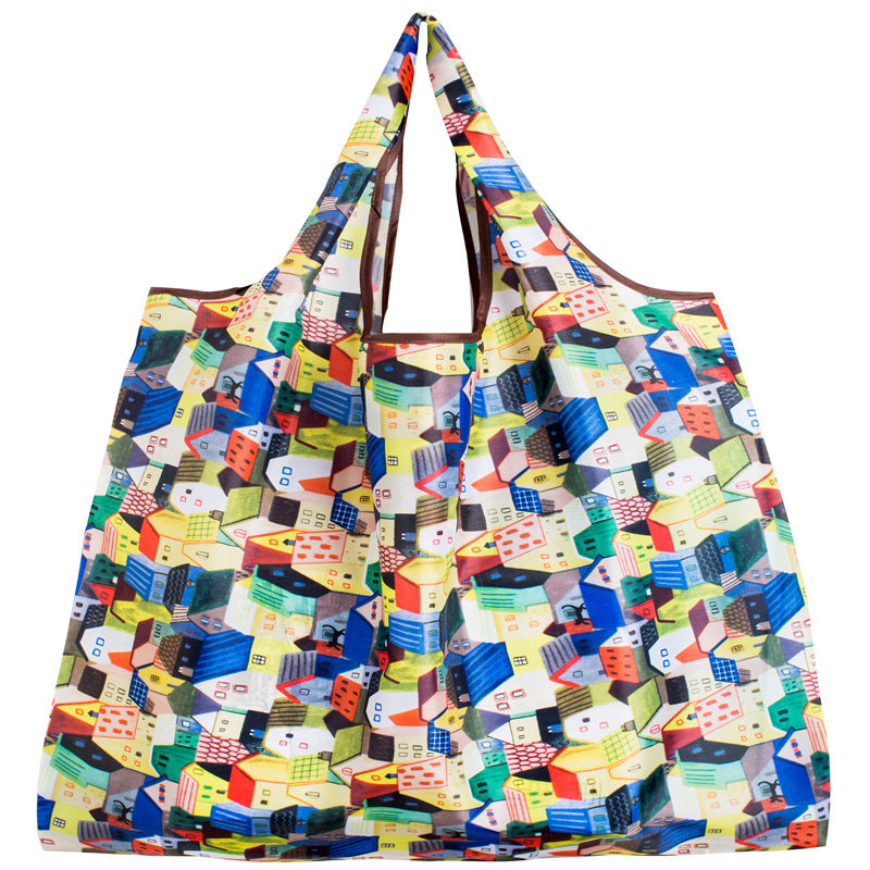 Reusable Collapsible Storage Bag Multicolor Fashion