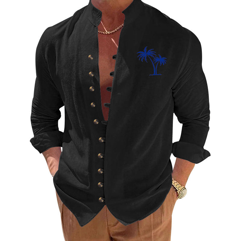 Coconut Vintage Print Slim Men's T-shirt