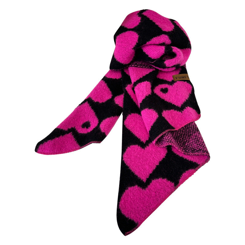 European And American High Sense Thicken And Lengthen Thermal Knitting All-match Shawl Scarf