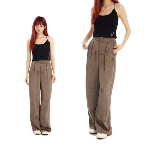 Loose Casual Wide-leg Trousers