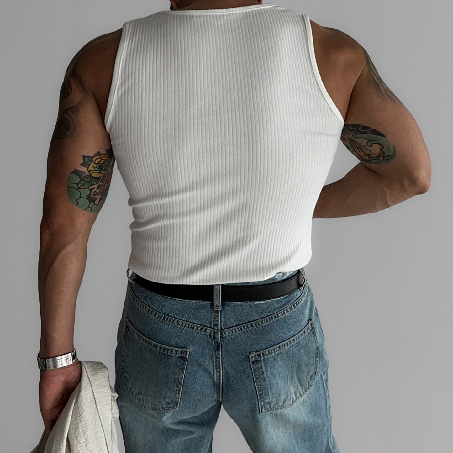 Men's Summer Running Quick-drying Fitness Sleeveless Sports Vest Top