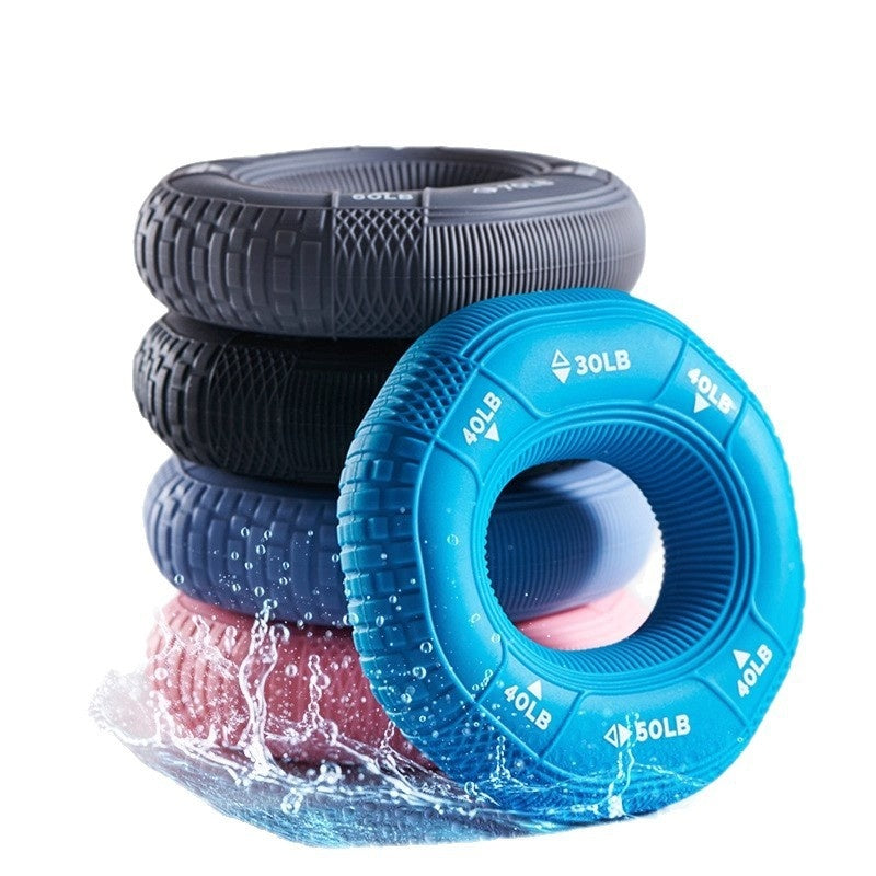Silicone Grip Ring Decompression Decompression Building Up Arm Muscles Training Five Finger Strength Rehabilitation Grip Strength Exercise Hand Strength Equipment