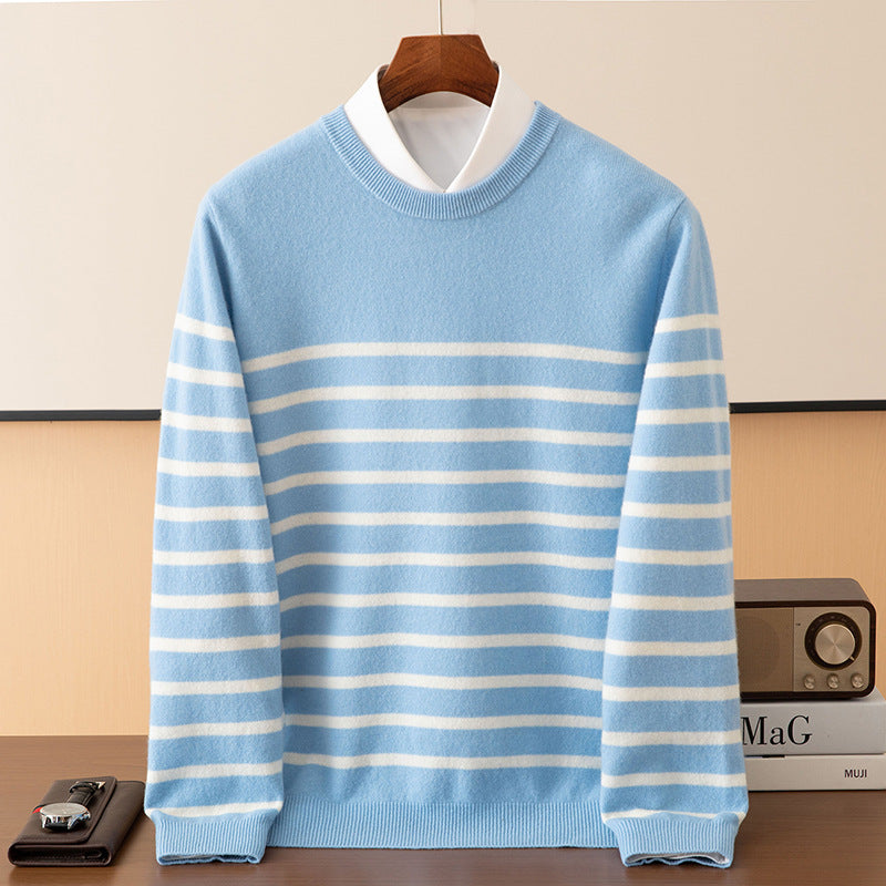 Herre Rundhalset Langærmet Sweater
