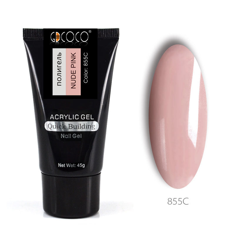 Nail phototherapy extension functional gel