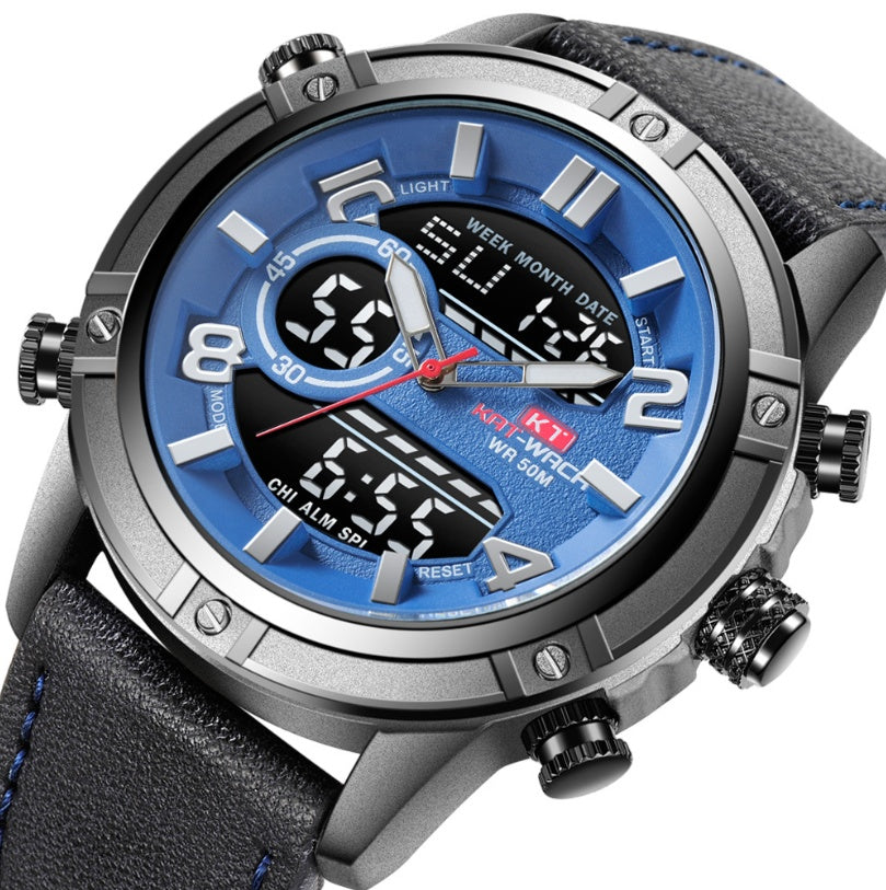 Engraved KAT-WACH cross-border new men's high-end sports watch waterproof luminous quartz watch men