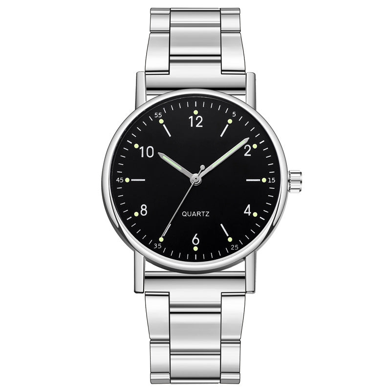 Fashion Luminous Men's Steel Band Quartz Watch