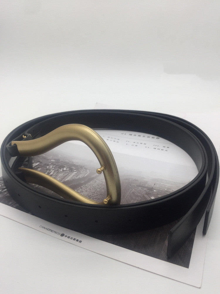Women's wide waist belt