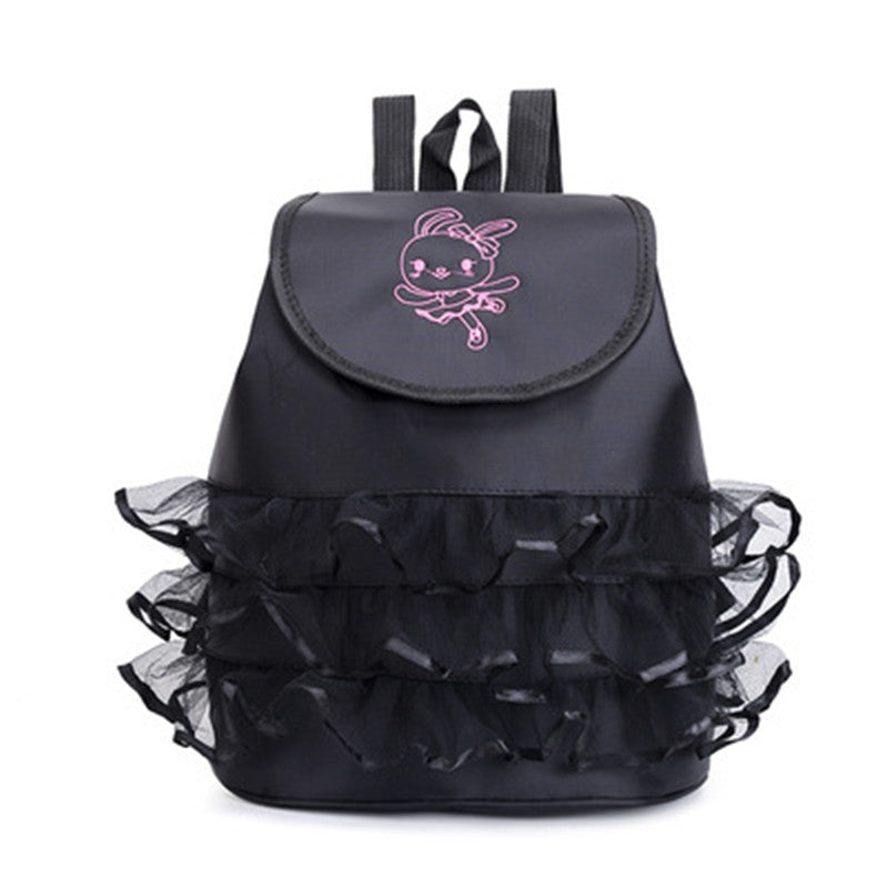 Children's dance bag lace backpack
