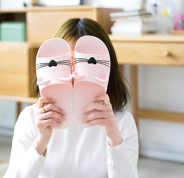 Soft soled household slippers