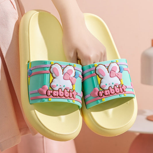 Platform Slippers Women's Outdoor Wear Shit Feeling Bath Non-slip Slippers