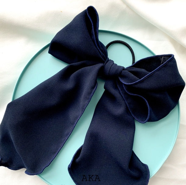 Bow tie hair band rubber band