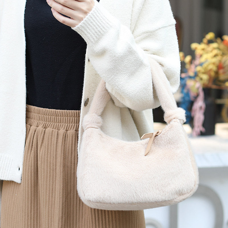 Furry mini bag
