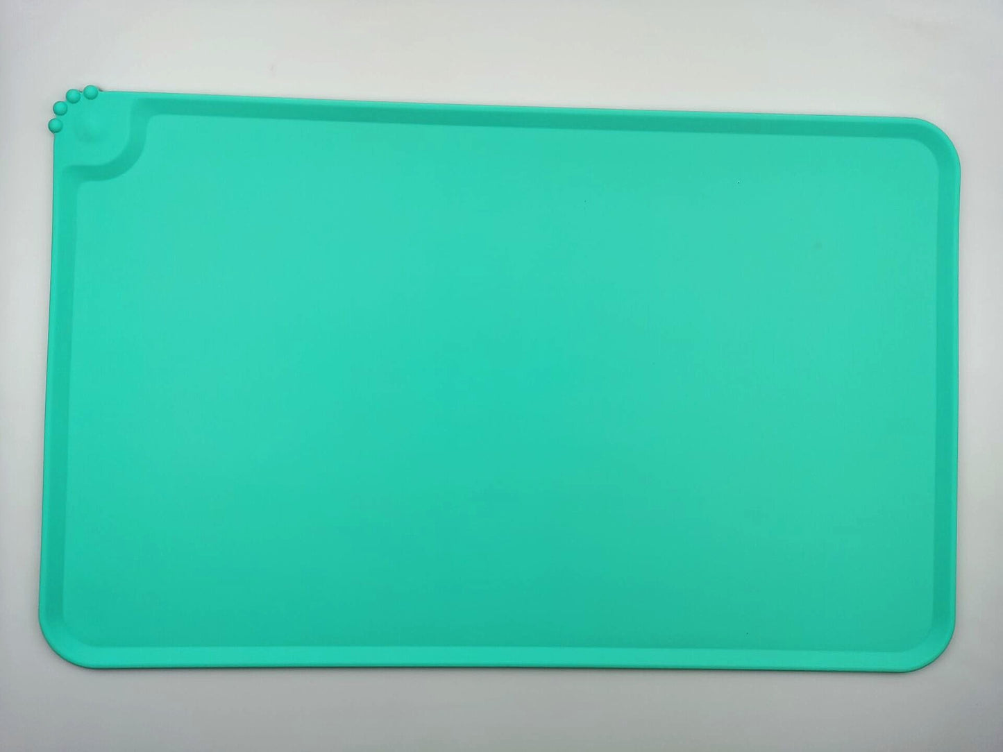 No Plus-sized Silicone Pet Placemat Dog's Paw Pet Cat Dog Food Bowl Pad