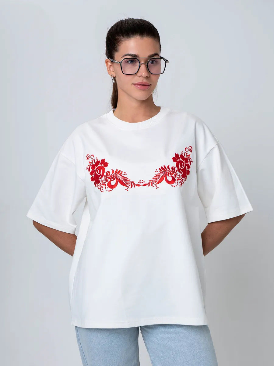 Retro-style Fashion-forward Top With A Sweet Spicy And Playful Print