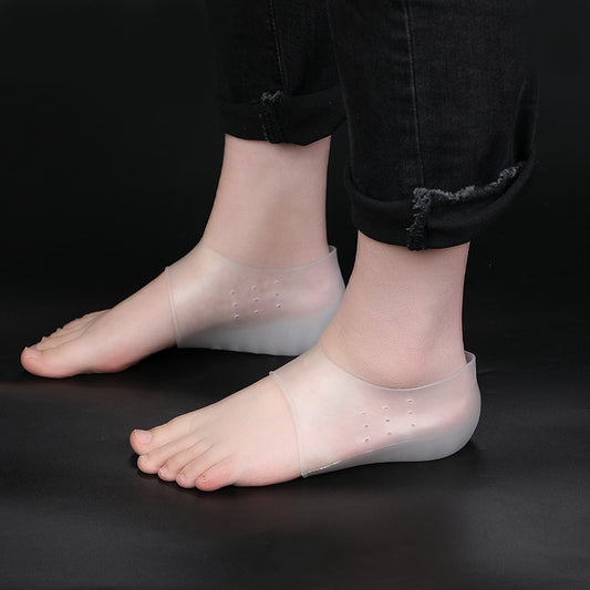 Female Male Silicone Inner Heightening Shoe Pad Invisible