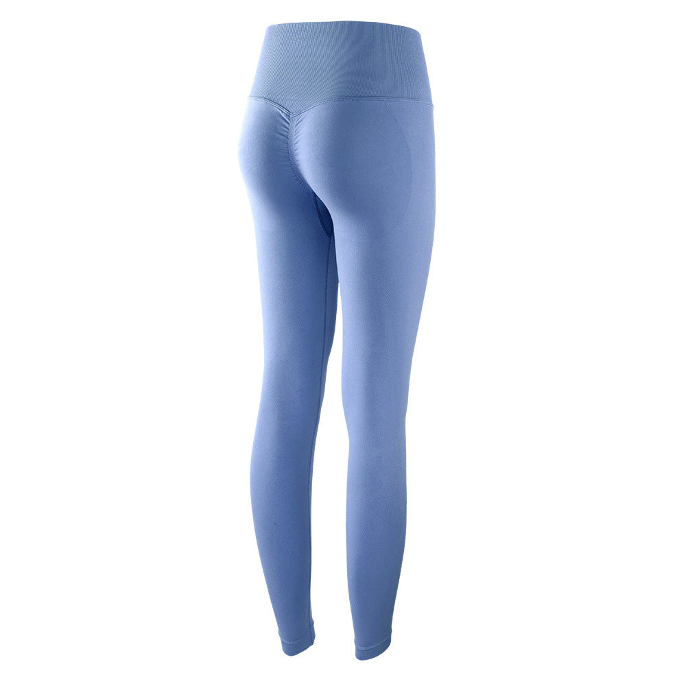 High Waist Hip-lifting Fitness Pants Women's High Stretch And Quick-drying Tights