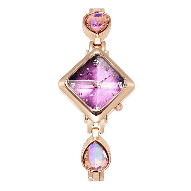 Diamond-studded high-end quartz watch