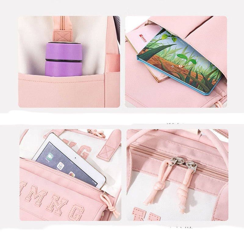 Japanese Ins College Style Hand-carrying Backpack