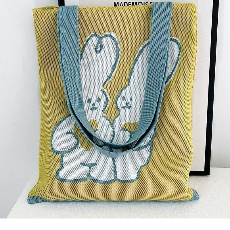 Cute Cartoon Panda Large Capacity Shoulder Bag
