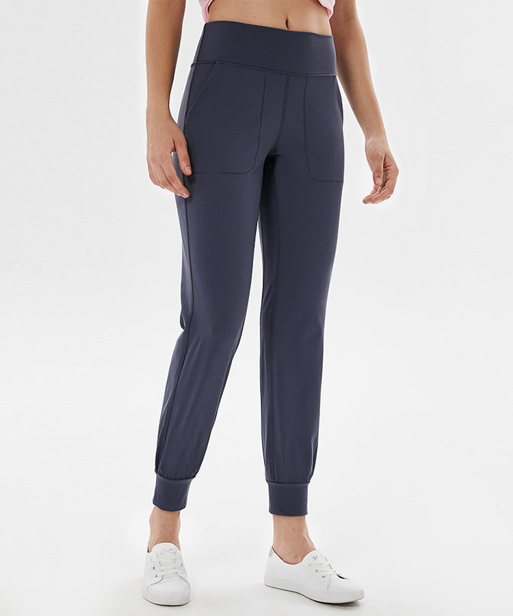 Loose Pocket Yoga Cropped Pants