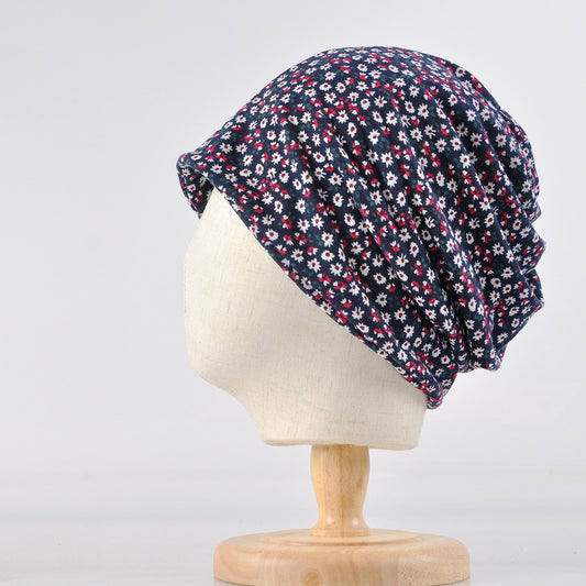 Women's Hundred Fashionable Cotton Soft Wrap Head Hat
